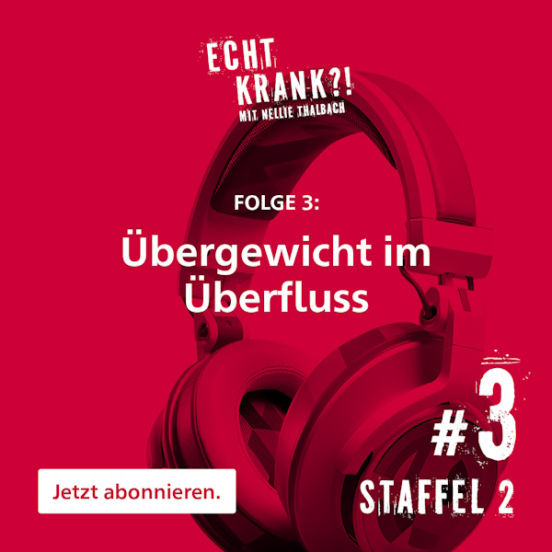 Podcast Echt krank?! Staffel 2 Folge 3 – Übergewicht im Überfluss Sounddesign und Mix by  Sound Pool Studio Pulheim